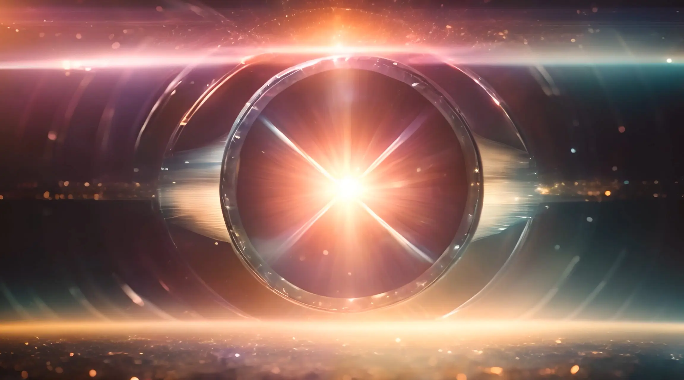 Glowing Halo Vortex Luminous Video Backdrop